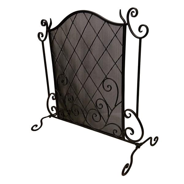 アイアン ファイヤーガード 暖炉 冬 輸入家具 海外 AJ-76 おしゃれ アンティーク調 ディスプレイ 店舗 アイアン製 エレガント 黒 間仕切り |  | 01