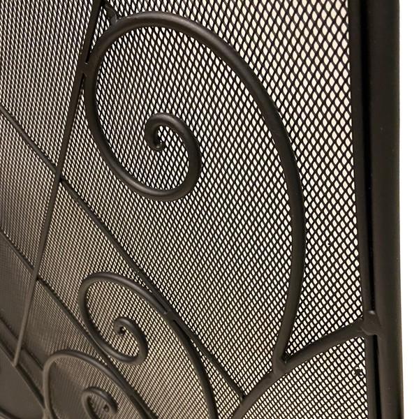 アイアン ファイヤーガード 暖炉 冬 輸入家具 海外 AJ-76 おしゃれ アンティーク調 ディスプレイ 店舗 アイアン製 エレガント 黒 間仕切り |  | 03