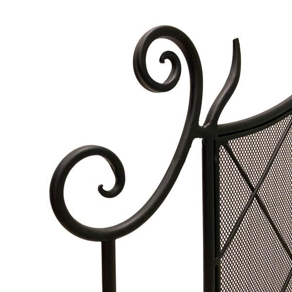 アイアン ファイヤーガード 暖炉 冬 輸入家具 海外 AJ-76 おしゃれ アンティーク調 ディスプレイ 店舗 アイアン製 エレガント 黒 間仕切り |  | 04