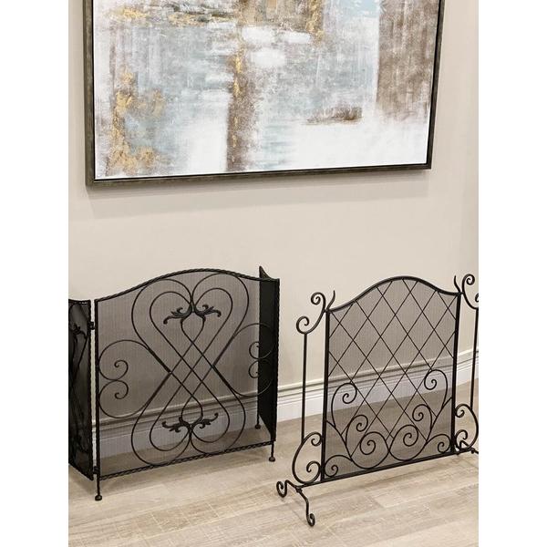 アイアン ファイヤーガード 暖炉 冬 輸入家具 海外 AJ-76 おしゃれ アンティーク調 ディスプレイ 店舗 アイアン製 エレガント 黒 間仕切り |  | 08