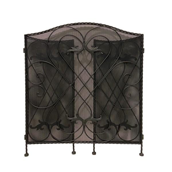 アイアン ファイヤーガード 3連 暖炉 輸入家具 海外 オシャレ 洋風 AJ-75 おしゃれ アンティーク調 ディスプレイ 店舗 アイアン製 エレガント 黒 間仕切り |  | 02