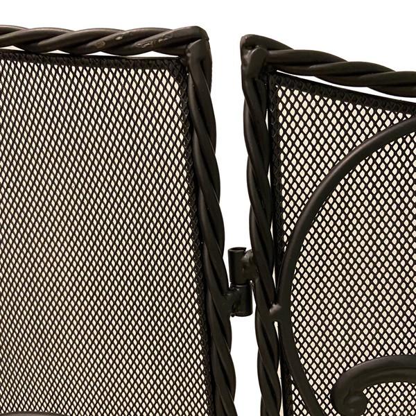 アイアン ファイヤーガード 3連 暖炉 輸入家具 海外 オシャレ 洋風 AJ-75 おしゃれ アンティーク調 ディスプレイ 店舗 アイアン製 エレガント 黒 間仕切り |  | 04