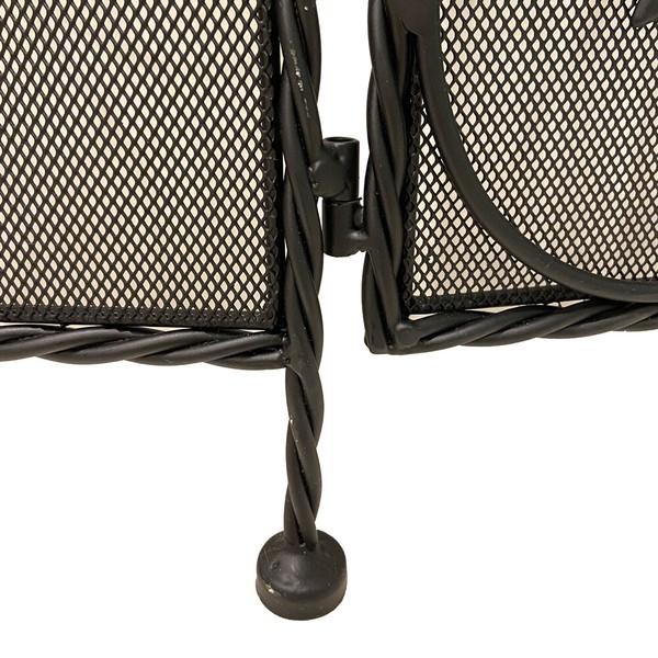 アイアン ファイヤーガード 3連 暖炉 輸入家具 海外 オシャレ 洋風 AJ-75 おしゃれ アンティーク調 ディスプレイ 店舗 アイアン製 エレガント 黒 間仕切り |  | 05