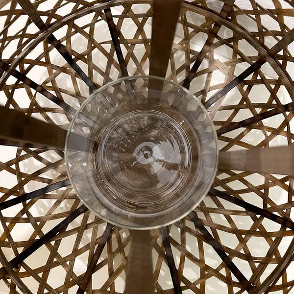 ラタンのランタン AN-42178 おしゃれ 高級感 キャンドルスタンド オブジェ |  | 02