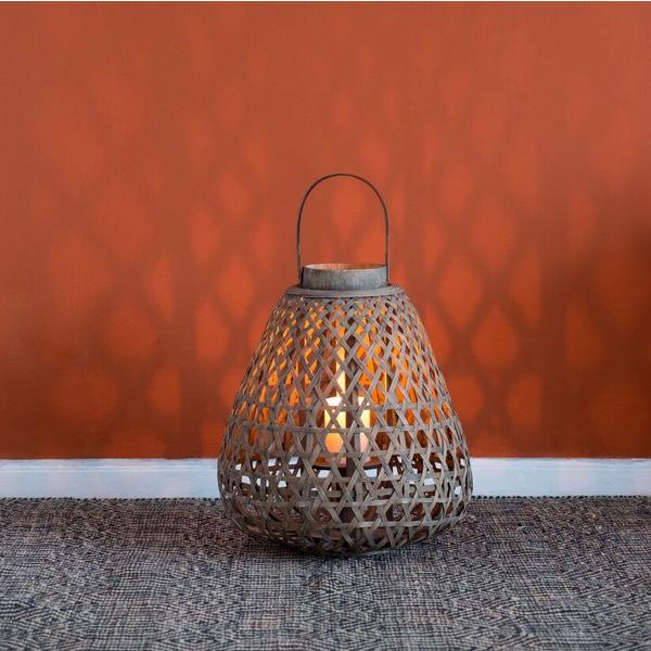 ラタンのランタン AN-42178 おしゃれ 高級感 キャンドルスタンド オブジェ |  | 05