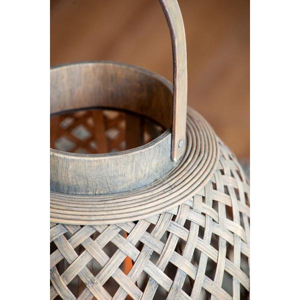 ラタンのランタン AN-42178 おしゃれ 高級感 キャンドルスタンド オブジェ |  | 06