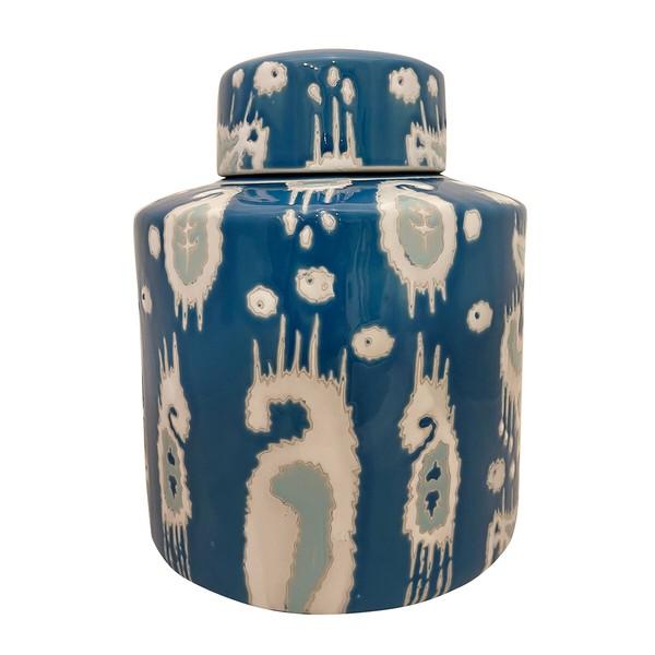 ジンジャージャー 蓋付き壺 花瓶 おしゃれ かわいい 可愛い 陶器 玄関 リビング アンティーク 花器 |  | 01