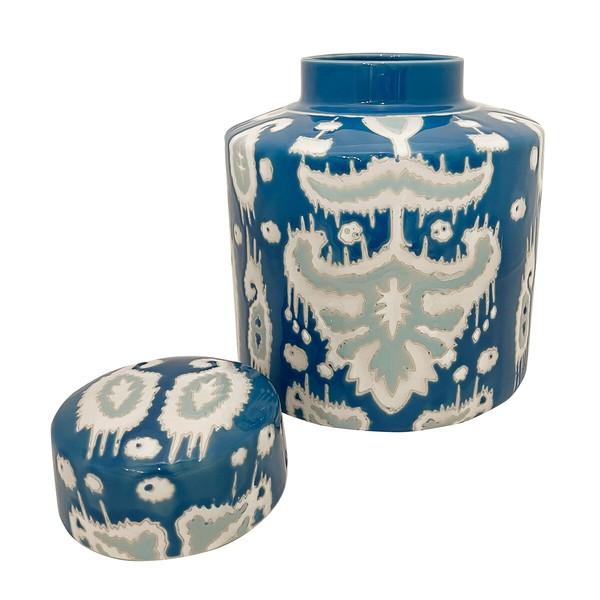 ジンジャージャー 蓋付き壺 花瓶 おしゃれ かわいい 可愛い 陶器 玄関 リビング アンティーク 花器 |  | 02