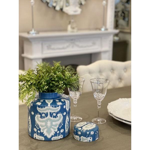 ジンジャージャー 蓋付き壺 花瓶 おしゃれ かわいい 可愛い 陶器 玄関 リビング アンティーク 花器 |  | 05