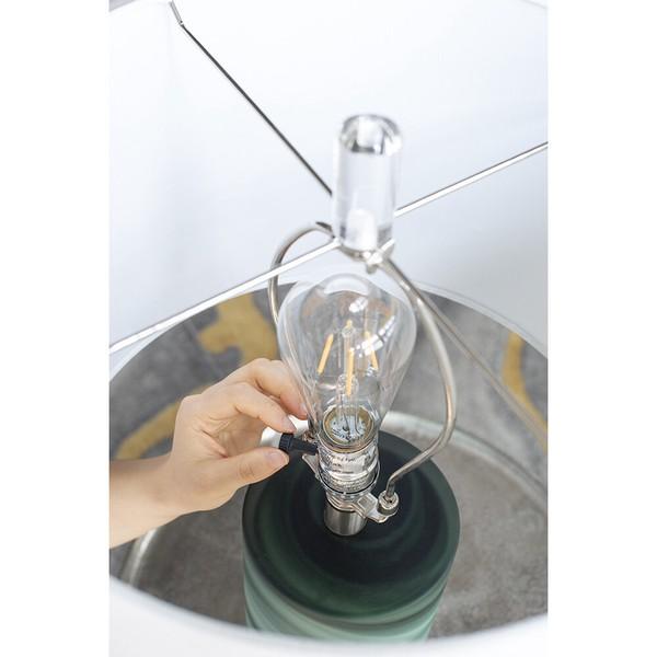 ガラスのテーブルランプ グリーン ライト 照明 間接照明 寝室 AN-77397 アンティーク おしゃれ 照明 玄関 デスクライト リビング |  | 06