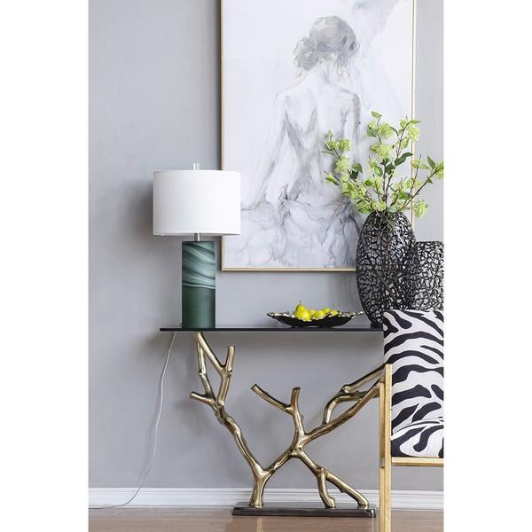 ガラスのテーブルランプ グリーン ライト 照明 間接照明 寝室 AN-77397 アンティーク おしゃれ 照明 玄関 デスクライト リビング |  | 07