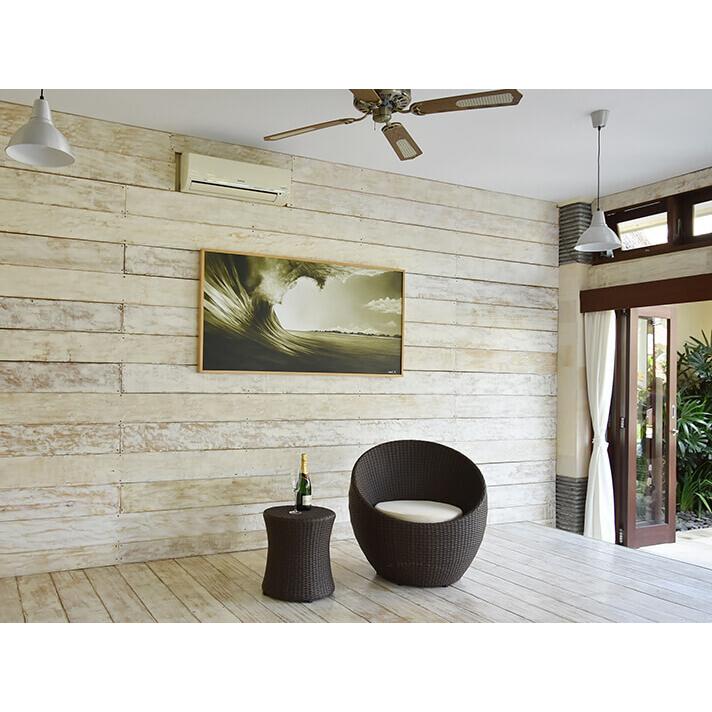 ラウンドソファ アウトドア家具 ガーデン家具 シンセティックラタン 1P クッション付き 軽量 |  | 01