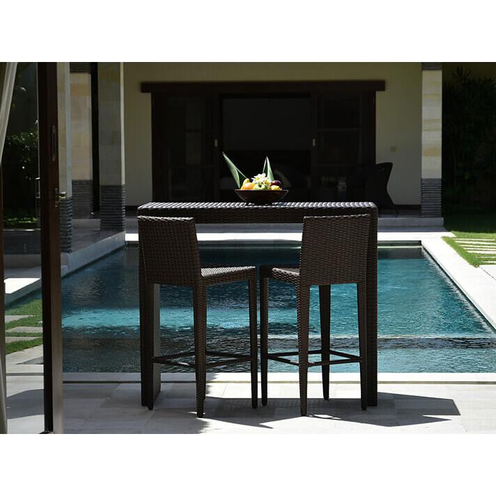 カウンターテーブル アウトドア家具 ガーデン家具 シンセティックラタン 軽量 |  | 02