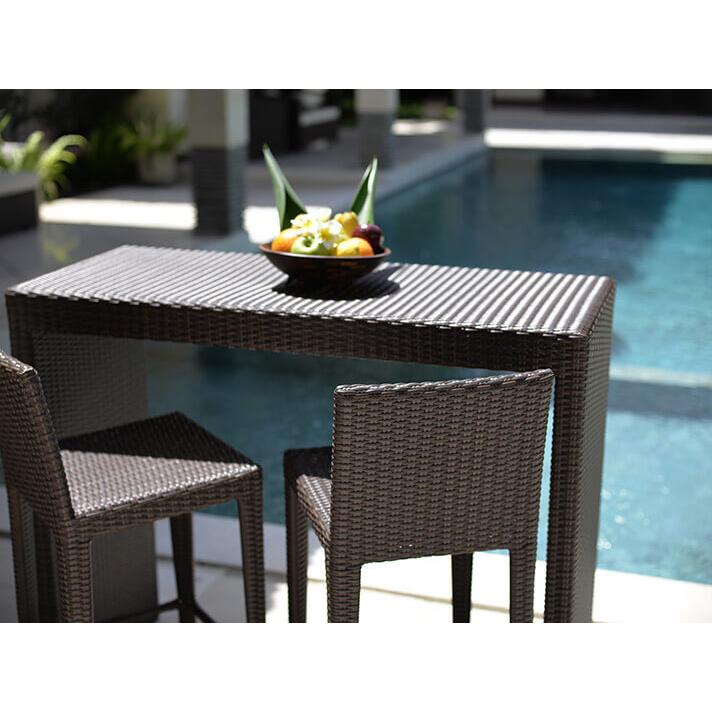 カウンターテーブル アウトドア家具 ガーデン家具 シンセティックラタン 軽量 |  | 03