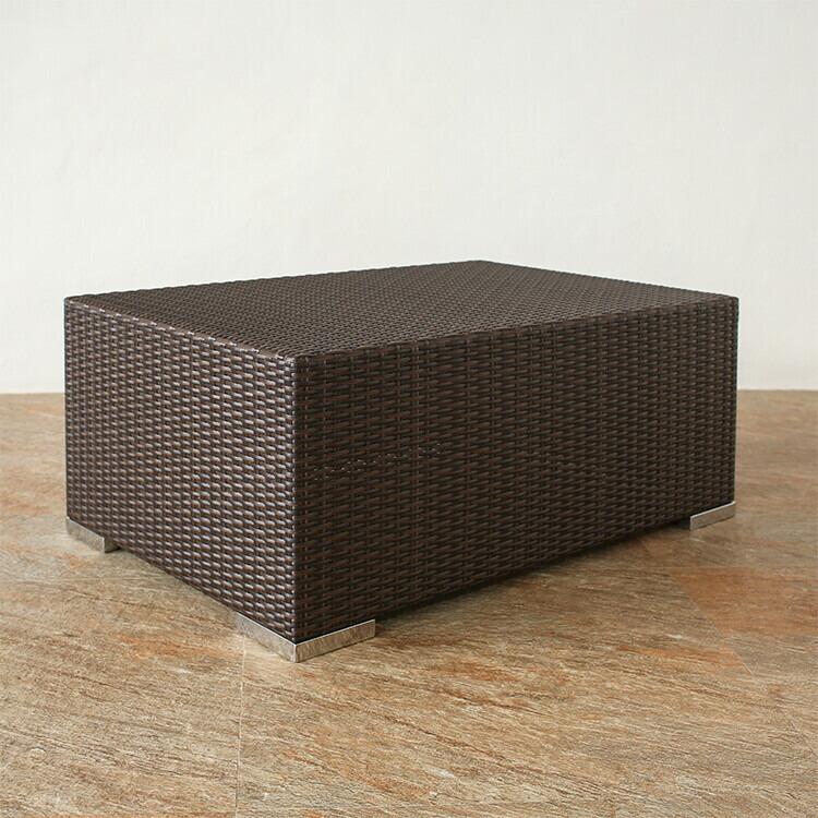 ローテーブル アウトドア家具 ガーデン家具 シンセティックラタン 軽量 | 