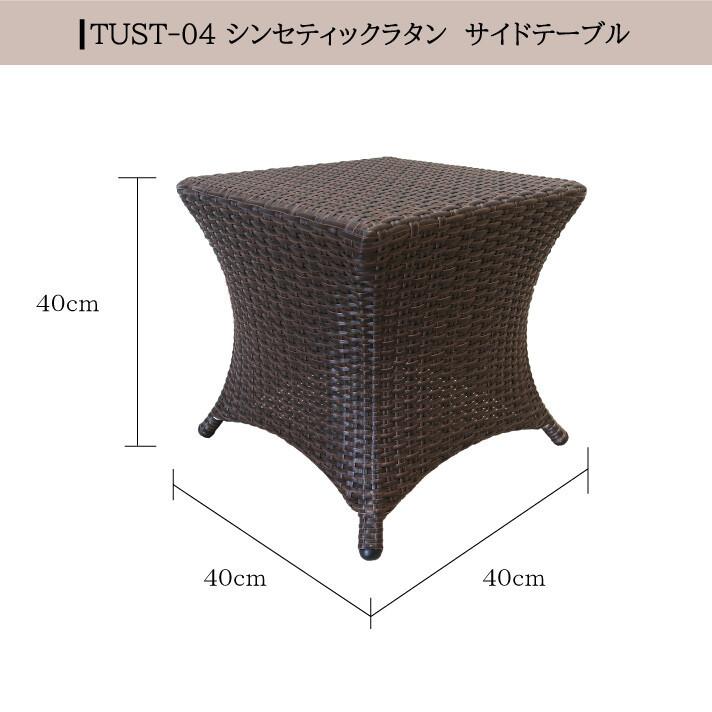 サイドテーブル アウトドア家具 ガーデン家具 シンセティックラタン 軽量 |  | 06