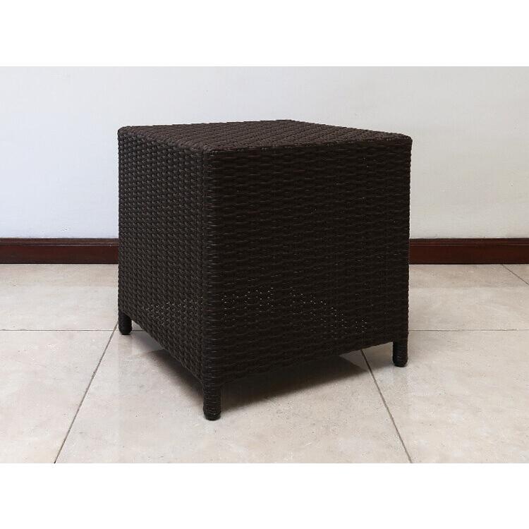 サイドテーブル アウトドア家具 ガーデン家具 四角 シンセティックラタン 軽量 |  | 01