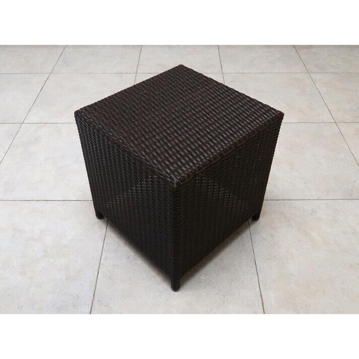 サイドテーブル アウトドア家具 ガーデン家具 四角 シンセティックラタン 軽量 |  | 03