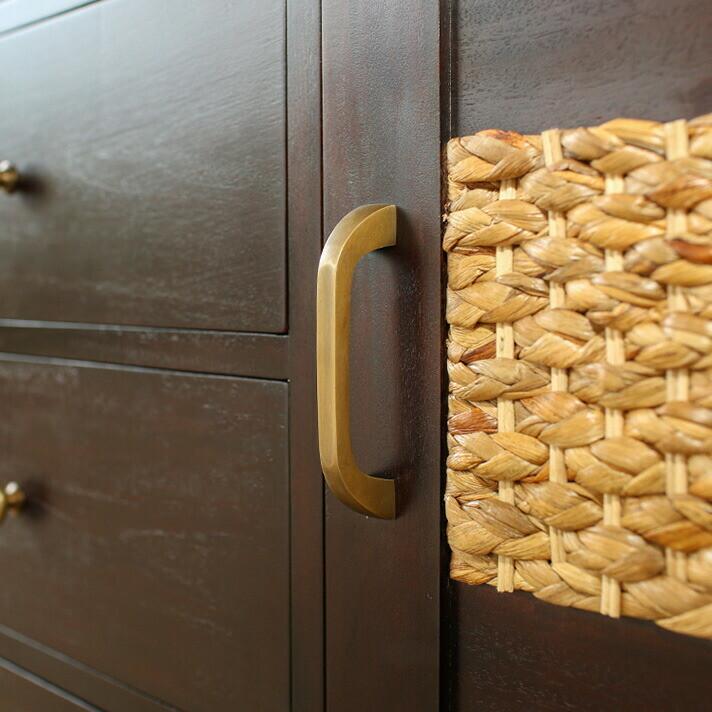 ウォーターヒヤシンス キャビネット 4段引き出し アジアン家具 ルンバ対応 |  | 06