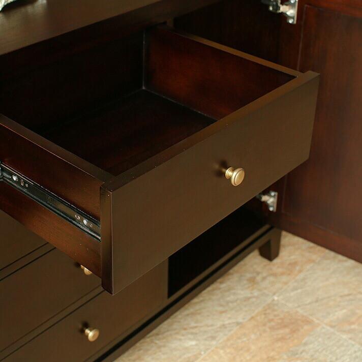 ウォーターヒヤシンス キャビネット 大容量 アジアン家具 ルンバ対応 |  | 05