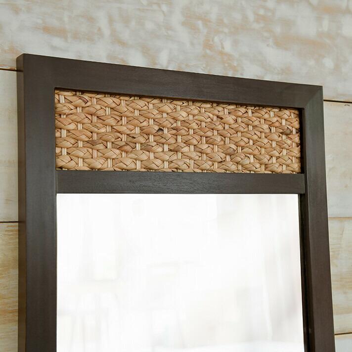 ウォーターヒヤシンス スタンドミラー 姿見 鏡 自立スタンド付き |  | 02