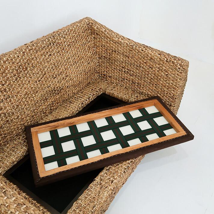 ウォーターヒヤシンス 3人掛けソファ アジアン家具 高級木材マホガニー |  | 07