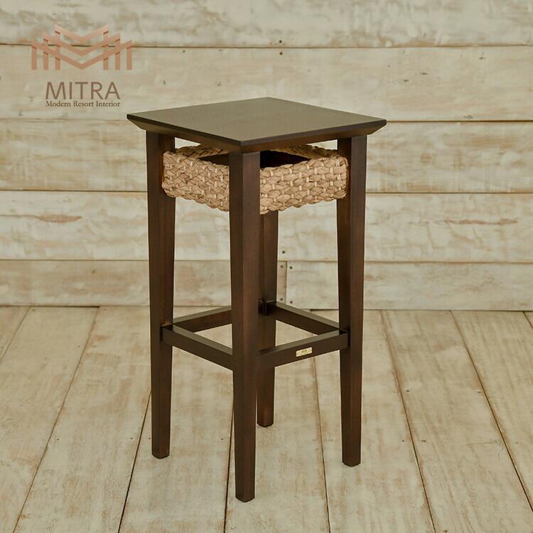 ウォーターヒヤシンス サイドテーブル 花台 マホガニー材 アジアン家具 | 