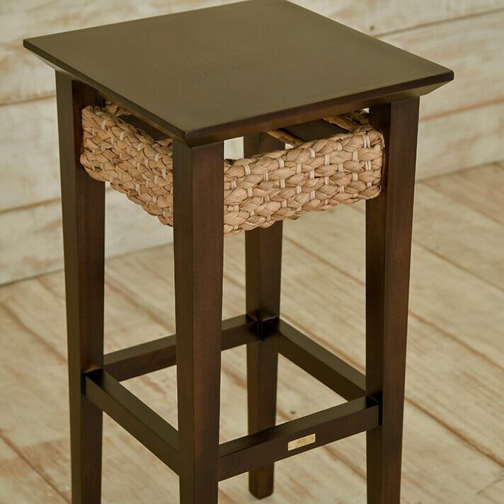 ウォーターヒヤシンス サイドテーブル 花台 マホガニー材 アジアン家具 |  | 04