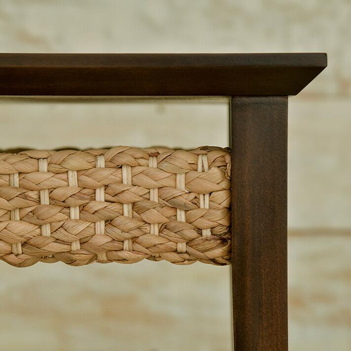 ウォーターヒヤシンス サイドテーブル 花台 マホガニー材 アジアン家具 |  | 05