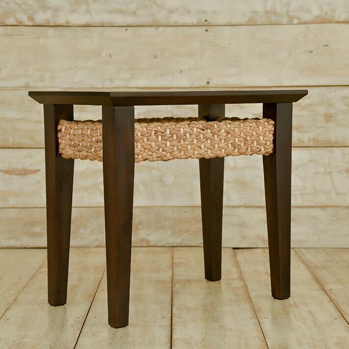 ウォーターヒヤシンス サイドテーブル ソファテーブル マホガニー材 アジアン家具 |  | 03