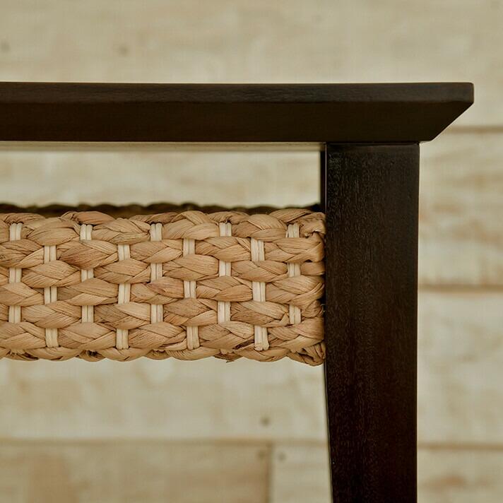 ウォーターヒヤシンス サイドテーブル ソファテーブル マホガニー材 アジアン家具 |  | 04