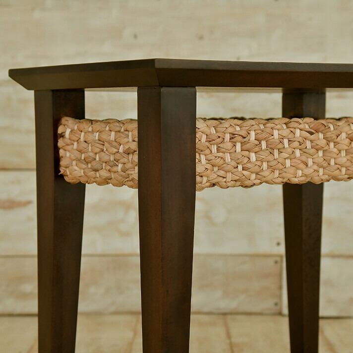 ウォーターヒヤシンス サイドテーブル ソファテーブル マホガニー材 アジアン家具 |  | 05