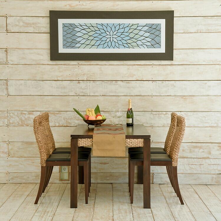 ウォーターヒヤシンス ダイニングテーブル アジアン家具 マホガニー材 |  | 01