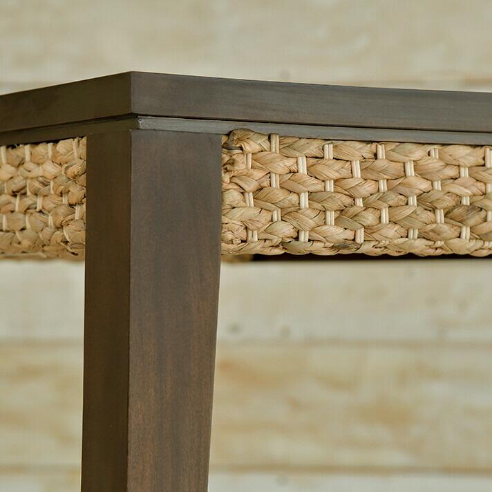 ウォーターヒヤシンス ダイニングテーブル アジアン家具 マホガニー材 |  | 04