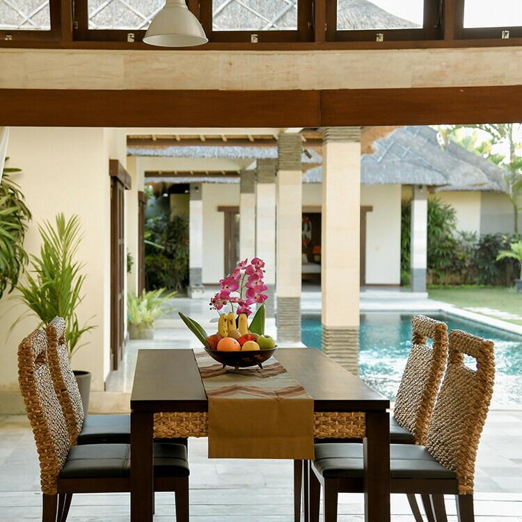 ウォーターヒヤシンス ダイニングテーブル アジアン家具 マホガニー材 |  | 06