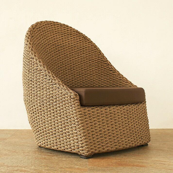 ハイバック1人掛けソファ シンセティックヒヤシンス アウトドア家具 ガーデン家具 アジアン |  | 02