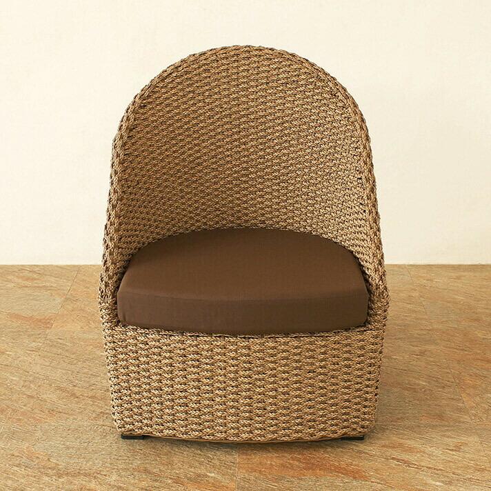 ハイバック1人掛けソファ シンセティックヒヤシンス アウトドア家具 ガーデン家具 アジアン |  | 03