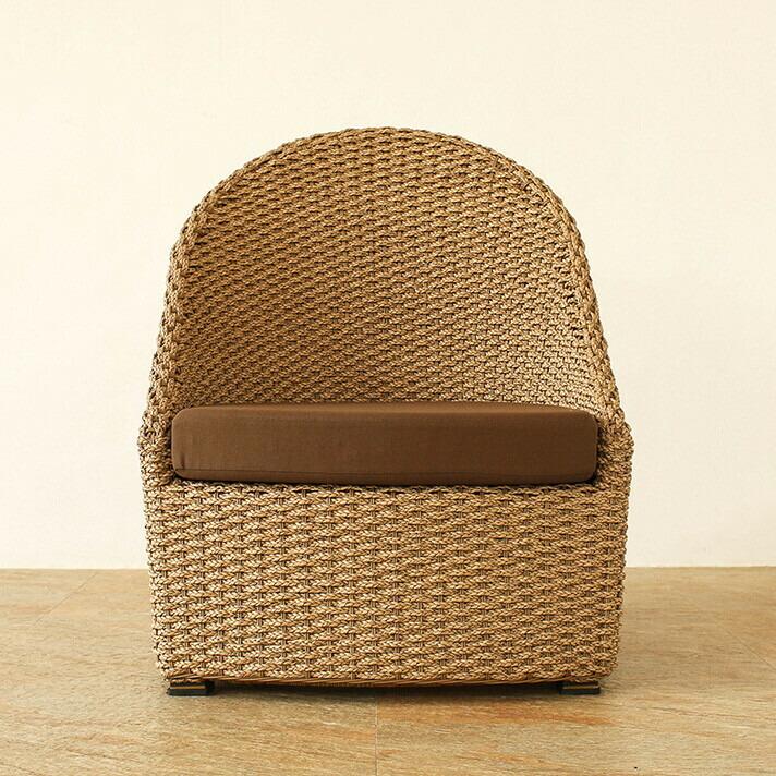 ハイバック1人掛けソファ シンセティックヒヤシンス アウトドア家具 ガーデン家具 アジアン |  | 04