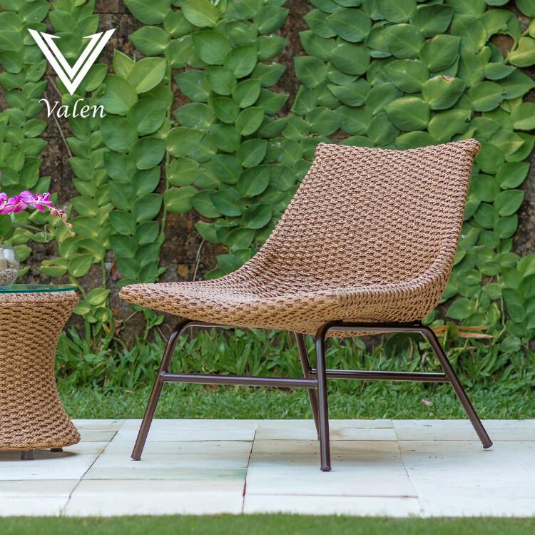 ラウンジチェア シンセティックヒヤシンス アウトドア家具 ガーデン家具 アジアン | 