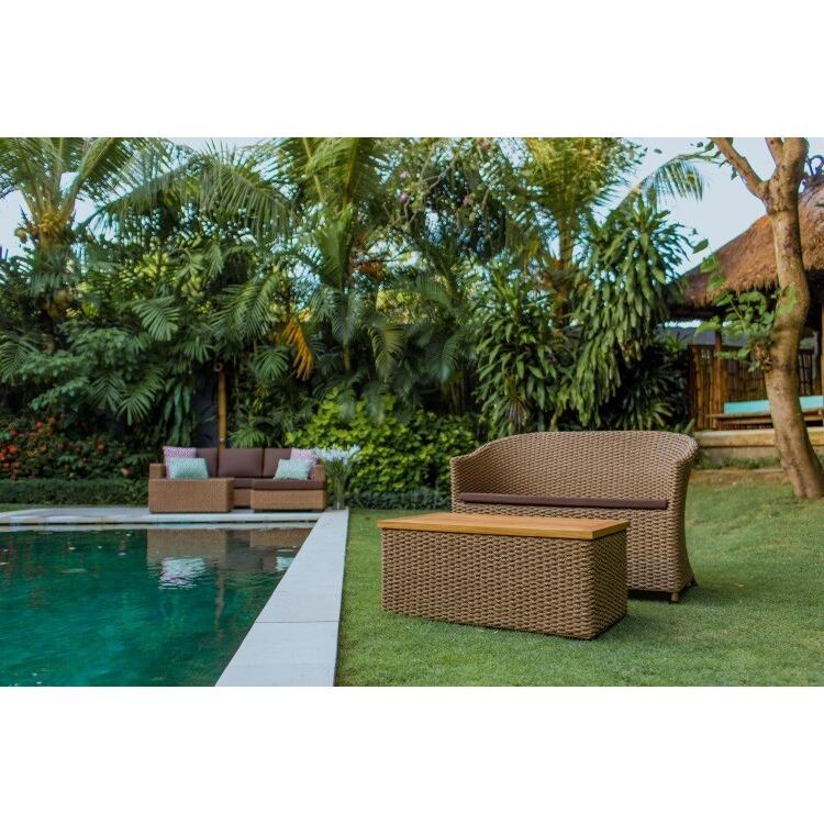 ベンチチェア シンセティックヒヤシンス アウトドア家具 ガーデン家具 アジアン |  | 07