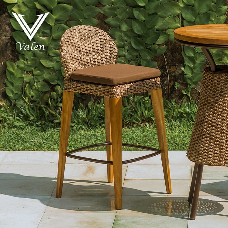 カウンターチェア シンセティックヒヤシンス アウトドア家具 ガーデン家具 アジアン | 