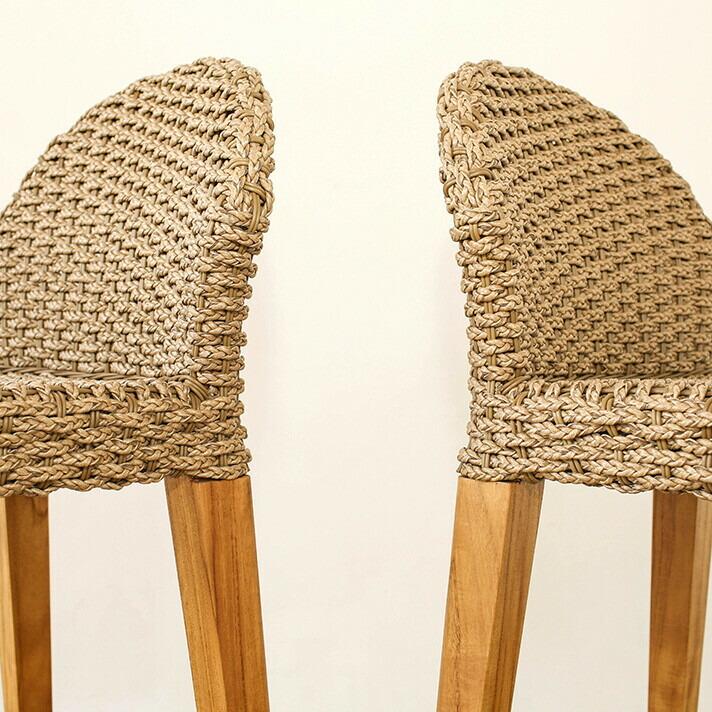 カウンターチェア シンセティックヒヤシンス アウトドア家具 ガーデン家具 アジアン |  | 04