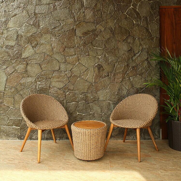 ラウンドチェア シンセティックヒヤシンス アウトドア家具 ガーデン家具 アジアン |  | 01