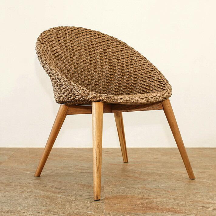 ラウンドチェア シンセティックヒヤシンス アウトドア家具 ガーデン家具 アジアン |  | 02