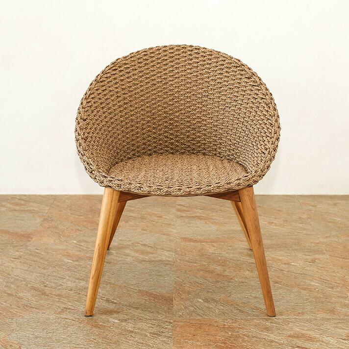 ラウンドチェア シンセティックヒヤシンス アウトドア家具 ガーデン家具 アジアン |  | 03