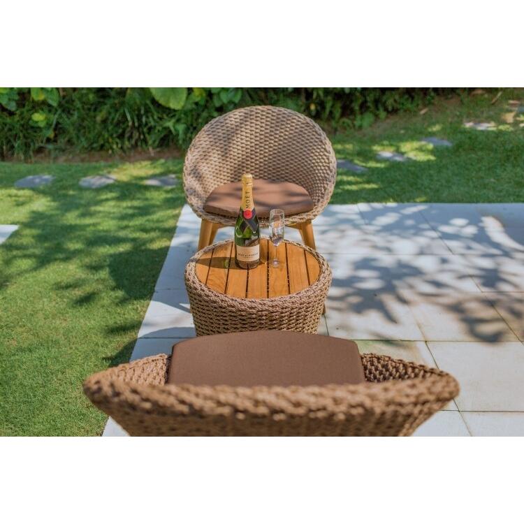 ラウンドチェア シンセティックヒヤシンス アウトドア家具 ガーデン家具 アジアン |  | 07