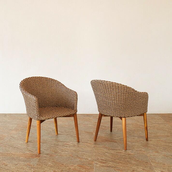 アームチェア シンセティックヒヤシンス アウトドア家具 ガーデン家具 アジアン |  | 03