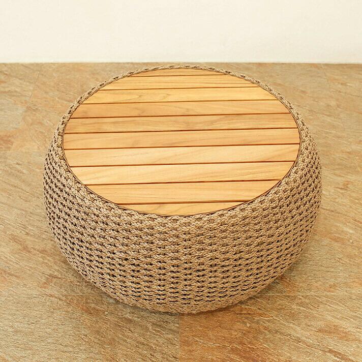 ラウンドローテーブル シンセティックヒヤシンス アウトドア家具 ガーデン家具 アジアン |  | 04