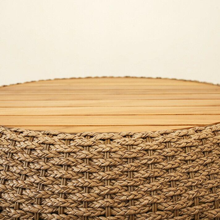 ラウンドローテーブル シンセティックヒヤシンス アウトドア家具 ガーデン家具 アジアン |  | 05