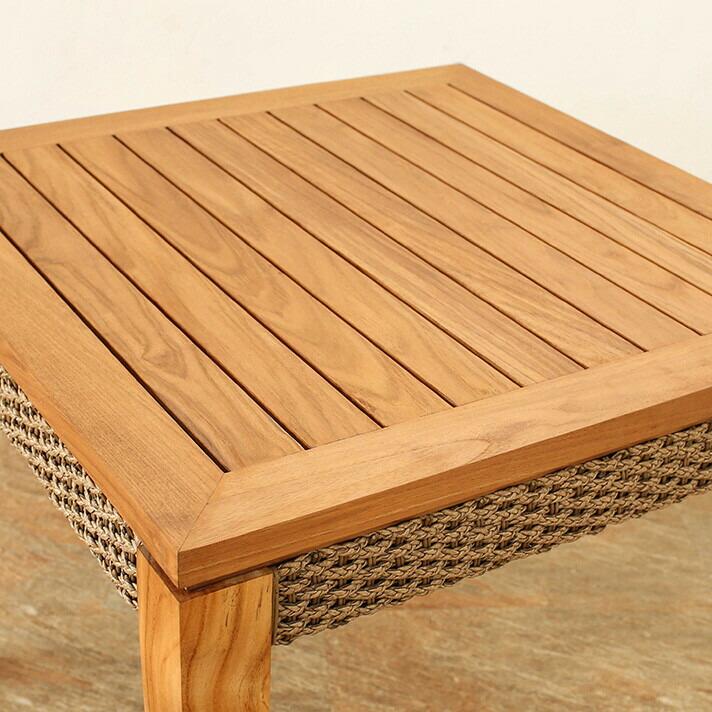 チークダイニングテーブル シンセティックヒヤシンス アウトドア家具 ガーデン家具 アジアン |  | 04